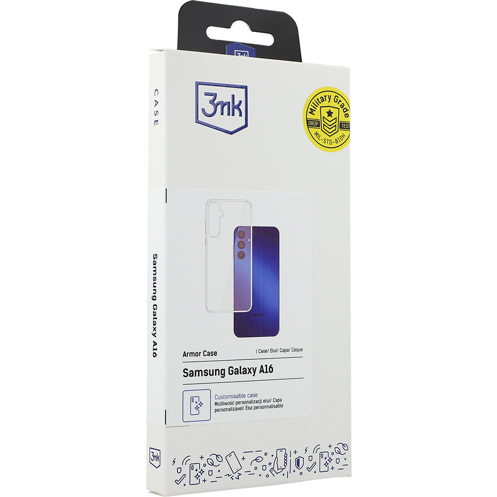 Etui pancerne 3mk Armor Case do Samsung Galaxy A16 5G / 4G, przezroczyste